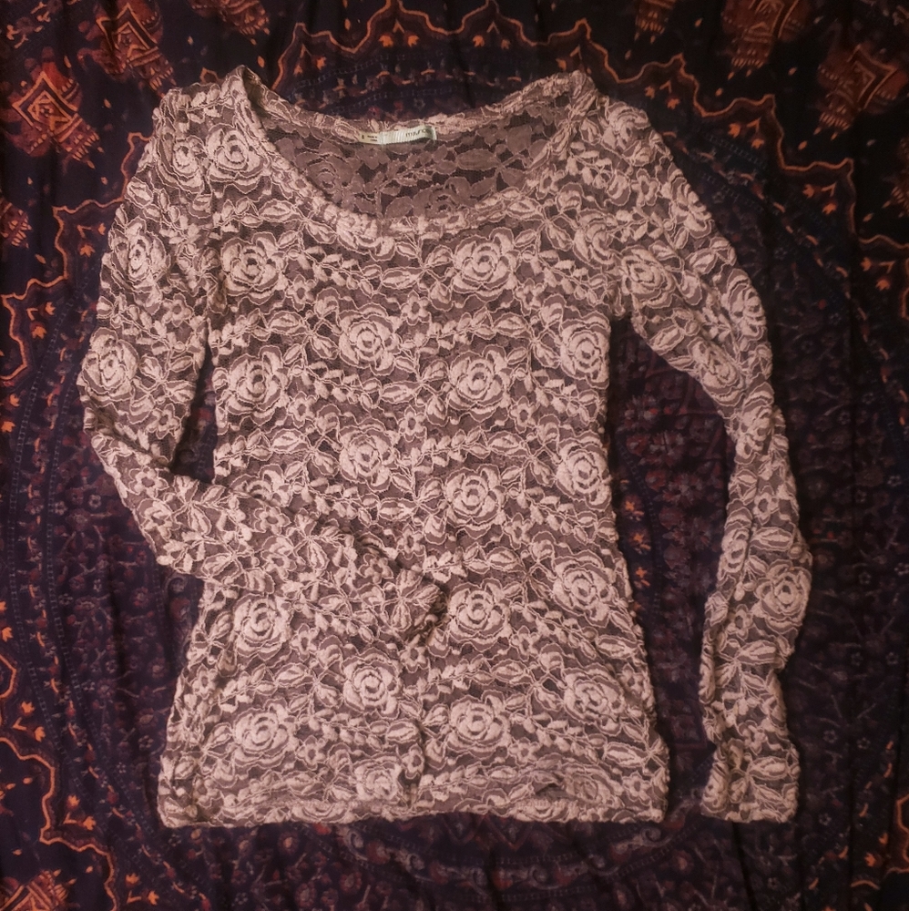 Lace long sleeve